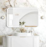 LED Newport 1200(W)x750(H)Mirror - Install Horizontal or Vertical - Image 3