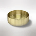 Lavello Round Steel Bathroom Basin 380 x 110 - Image 19