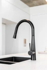 Round Pull Out Kitchen Mixer Tap - Image 2