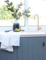 Round Gooseneck Kitchen Mixer Tap with Pinless Handle - Image 34