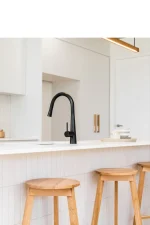 Round Pull Out Kitchen Mixer Tap - Image 4