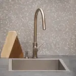 Round Paddle Piccola Pull Out Kitchen Mixer Tap - Image 15