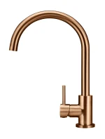 Round Gooseneck Kitchen Mixer Tap - Image 6