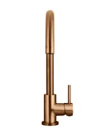 Round Gooseneck Kitchen Mixer Tap - Image 8