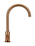 Round Gooseneck Kitchen Mixer Tap - Image 7