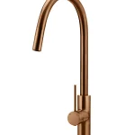 Round Piccola Pull Out Kitchen Mixer Tap