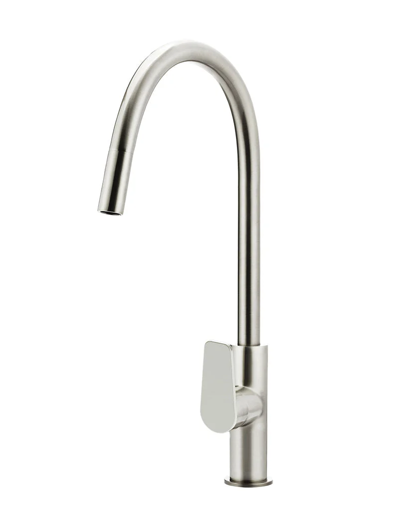 Round Paddle Piccola Pull Out Kitchen Mixer Tap - Image 11