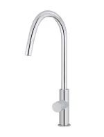 Round Pinless Piccola Pull Out Kitchen Mixer Tap - Image 4