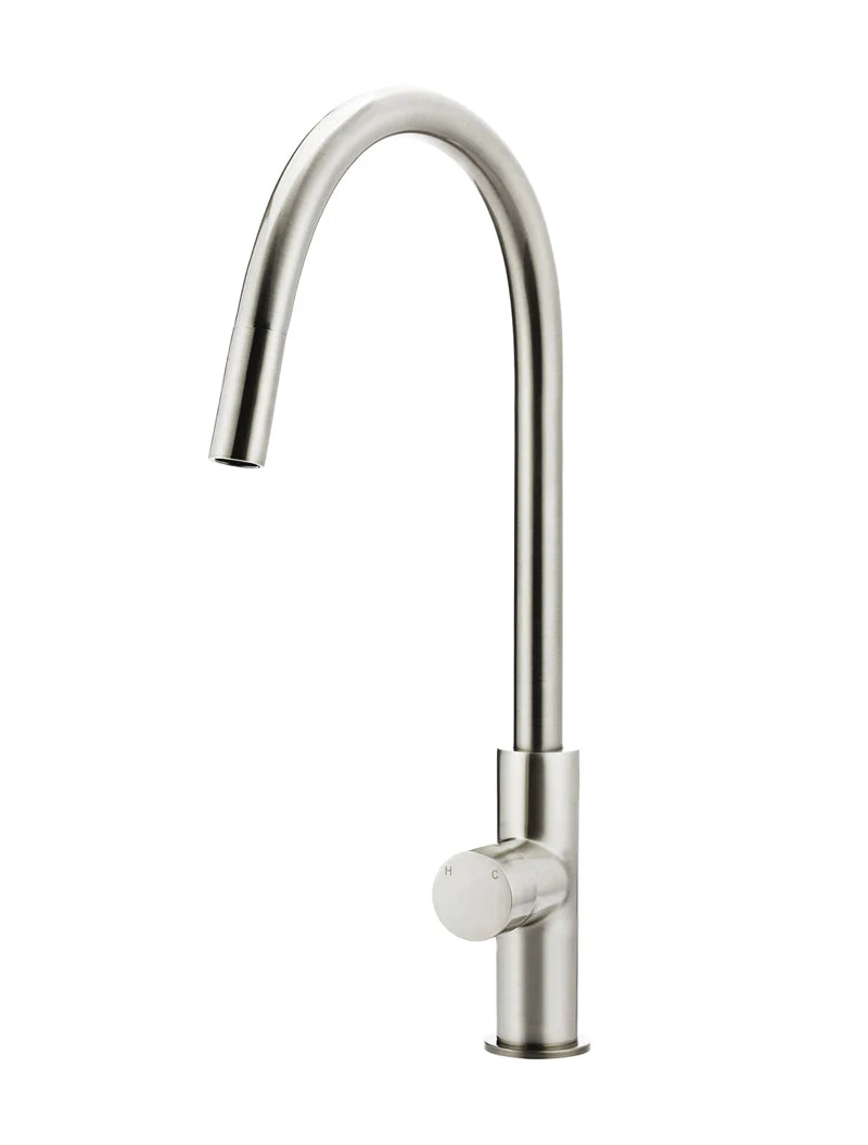 Round Pinless Piccola Pull Out Kitchen Mixer Tap - Image 12