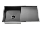 Lavello Kitchen Sink - Single Bowl & Drainboard 840 x 440 - PVD - Image 9