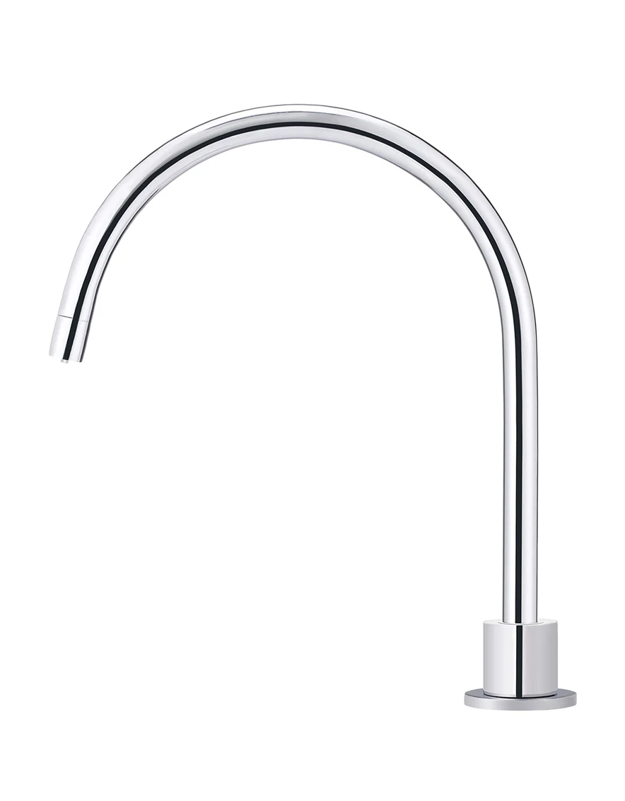 Round Gooseneck High-Rise Swivel Hob Spout - Image 3