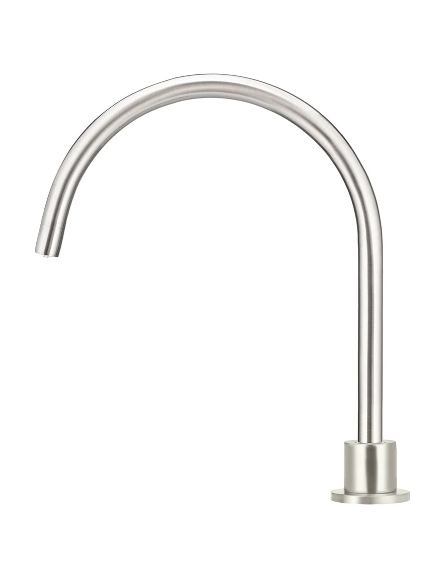 Round Gooseneck High-Rise Swivel Hob Spout - Image 10