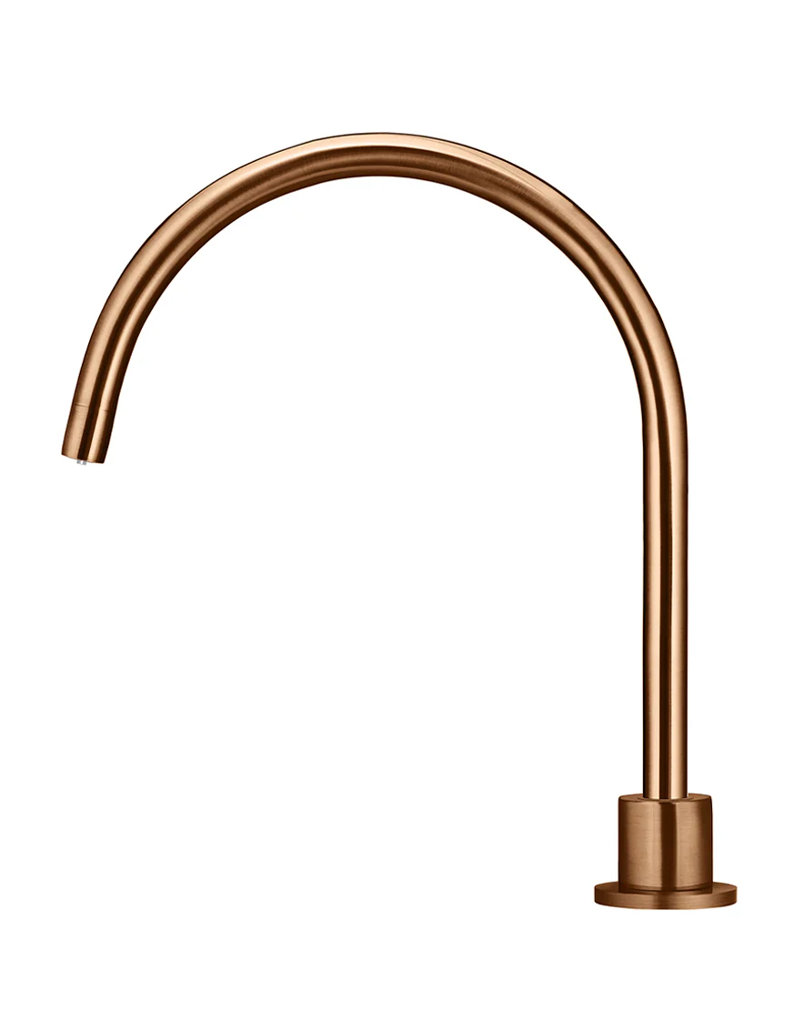 Round Gooseneck High-Rise Swivel Hob Spout - Image 7
