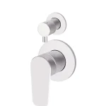 Round Diverter Mixer Paddle Handle Trim Kit (In-wall Body Not Included)