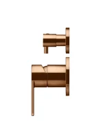 Round Diverter Mixer Paddle Handle Trim Kit (In-wall Body Not Included) - Image 7