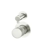 Round Diverter Mixer Pinless Handle Trim Kit (In-wall Body Not Included) - Image 9
