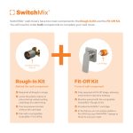 SwitchMix Shower / Wall Mixer Rough-In Kit – Lead Free - Image 2