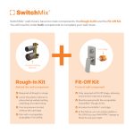 SwitchMix Shower / Bath Diverter Mixer Rough-In Kit – Lead Free - Image 2