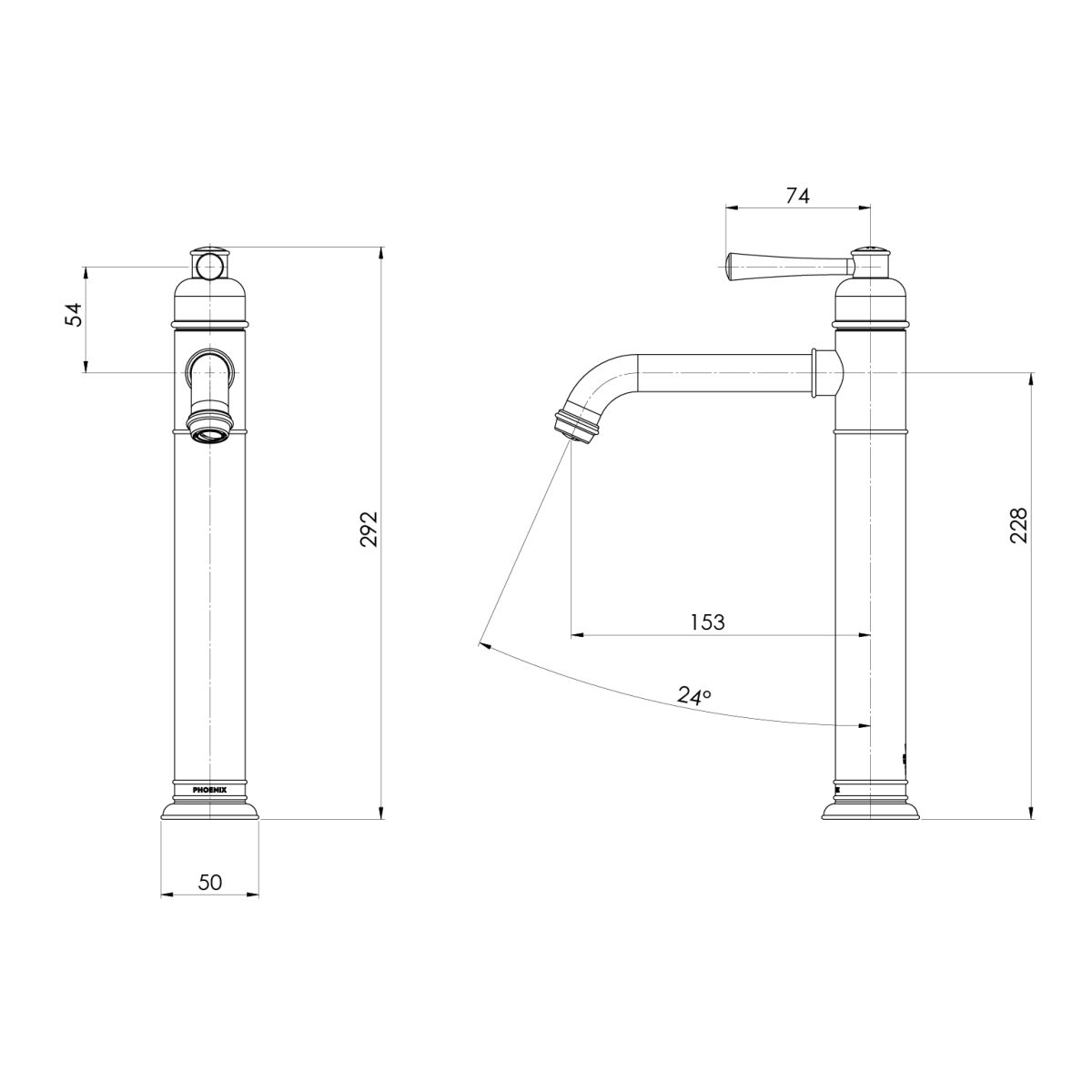Cromford Vessel Mixer – Lead Free - Image 5