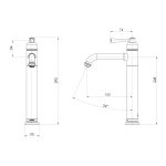 Cromford Vessel Mixer – Lead Free - Image 5