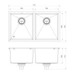 4000 Series Double Bowl Sink - Image 19