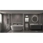 Mila Back to Wall Freestanding Bathtub 1700 - Image 2