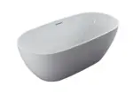 Mila Egg Shape Freestanding Bathtub 1500mm