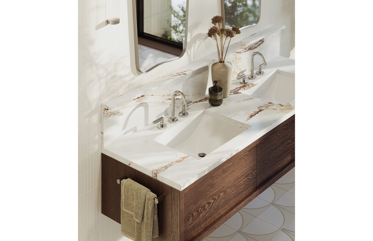 Vivid Slimline Plus Lever Basin Set – Lead Free - Image 5