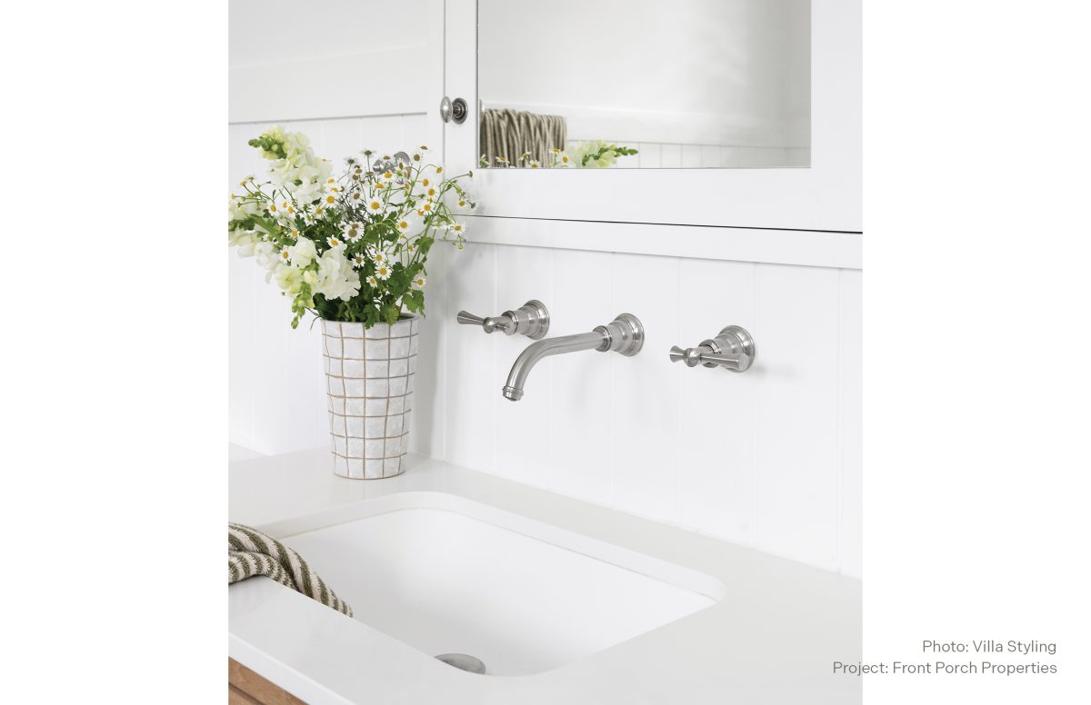 Cromford Wall Basin / Bath Set 180mm – Lead Free - Image 6