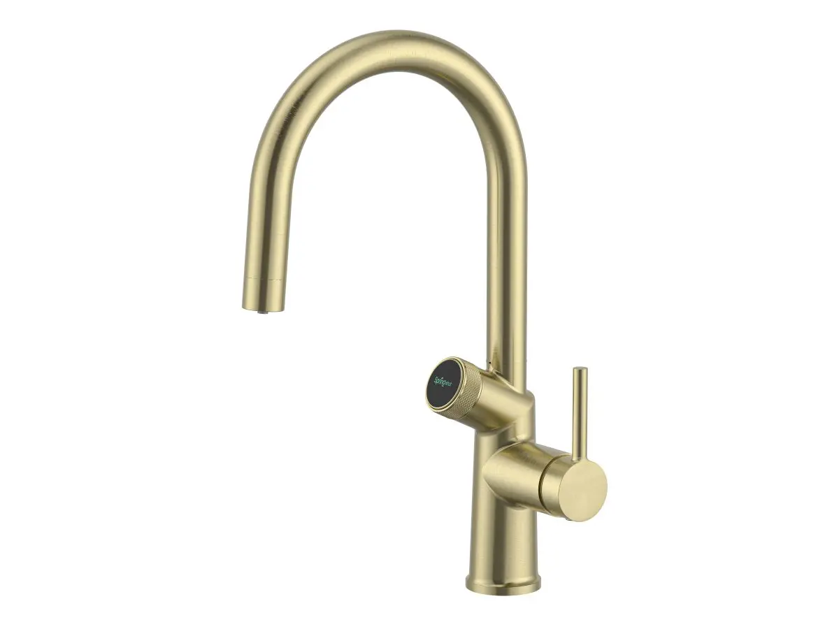 sw-bg Zumi SpringWhat™ 6-in-1 Tap Brushed Gold - Image 1