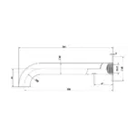 Mica Swivel Bath Spout – Curved - Image 27